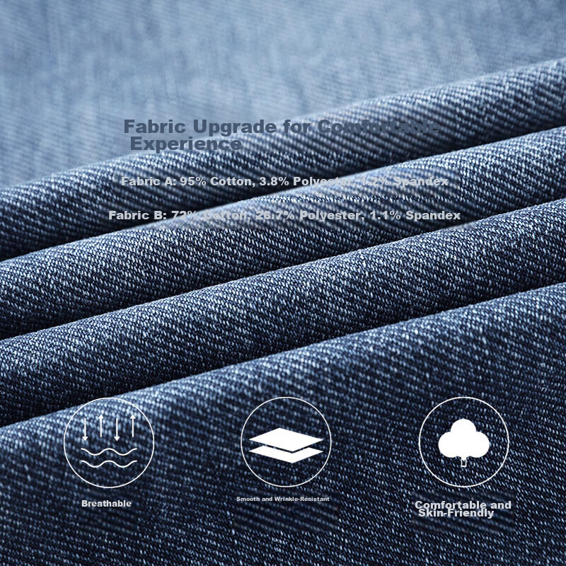 Джинсы мужские Jeanswest, хлопок стрейч, прямые, темно-синие, размер 31