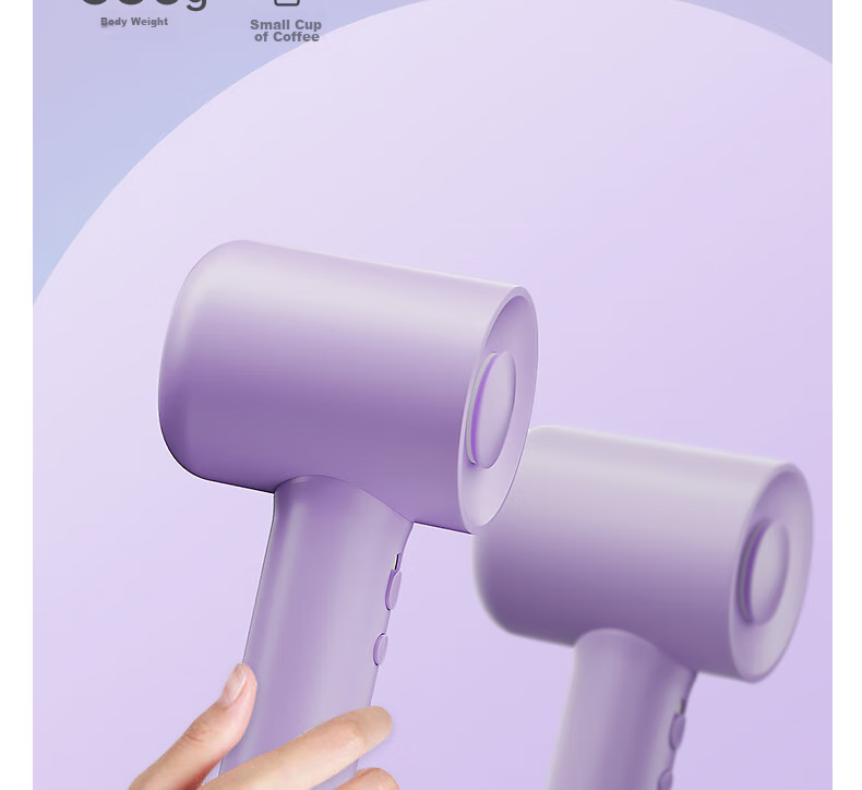 AUX Hair Dryer, Home Use Electric Blower, High Power Negative Ion Quick-Drying, Hair-Friendly, Bladeless High-Speed Dryer, Professional Use for Hair Salons, 1600W High Power, Birthday Gift for Wome 46
