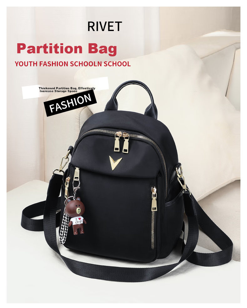 Aiqinghai Oxford Cloth Backpack, Travel Casual Fashion Large Capacity Schoolbag, Student Sports High-Value Birthday Gift 1