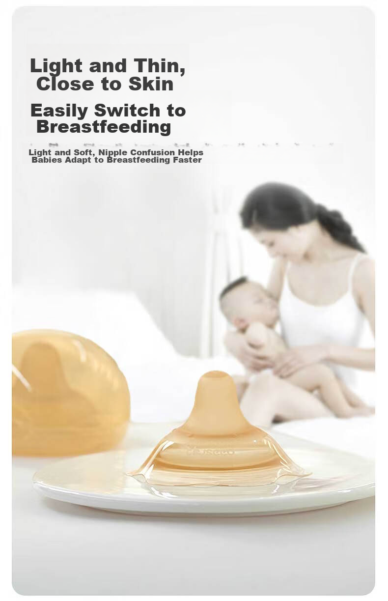 Shixi Milk Shield Newborn Ultra-Soft Protective Cover Ultra-Thin Single-Layer Nursing Nipple Shield Size S 5