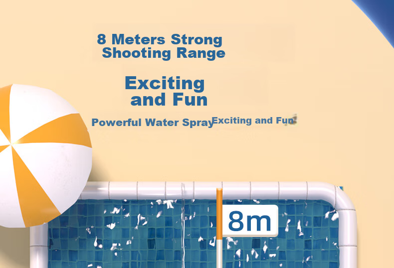 BIG TAYLOR Kids Water Gun Spray Toy for Boys Ages 1-3-6, Preschool Water Play, Floating Water Gun Battle Toy 13