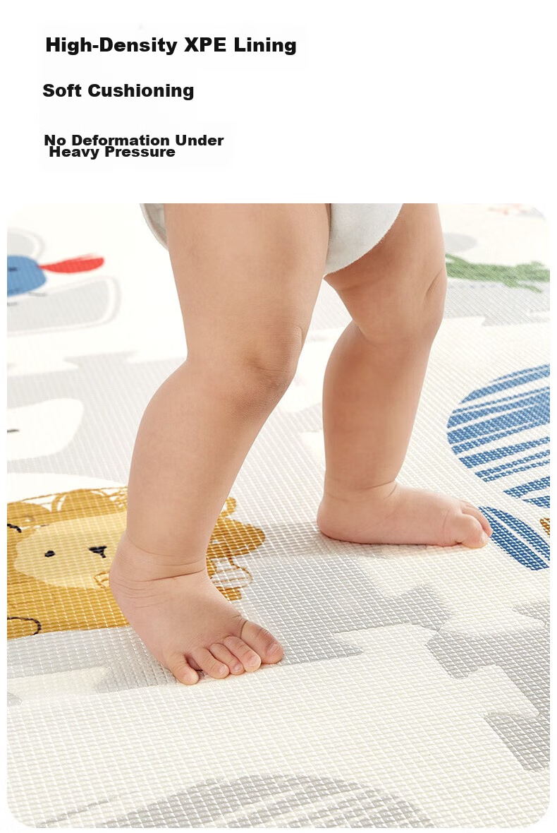 KUB Baby Crawling Mat, Interlocking Thickened XPE, Infant Play Mat, Living Room Children's Floor Mat, 9 Pieces - 165*165*2cm 5