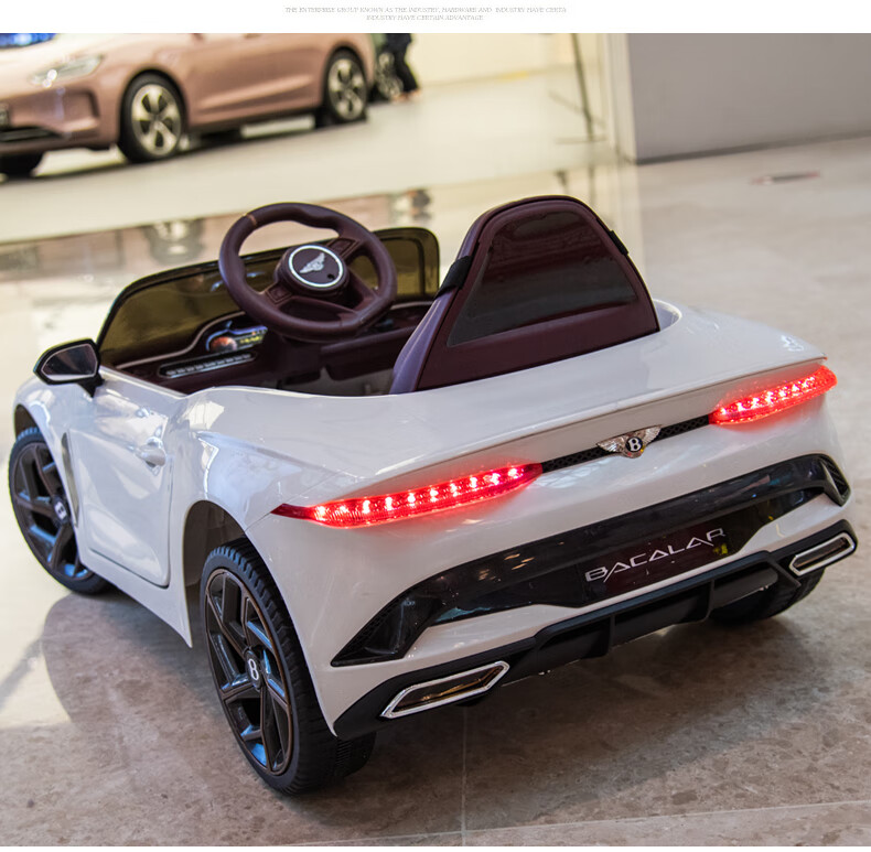 BeRica Children's Electric Car, Four-Wheel Vehicle, Authorized by Bentley, Remote Control, Toy Car for Boys And Girls, Rideable, Baby Gift 15