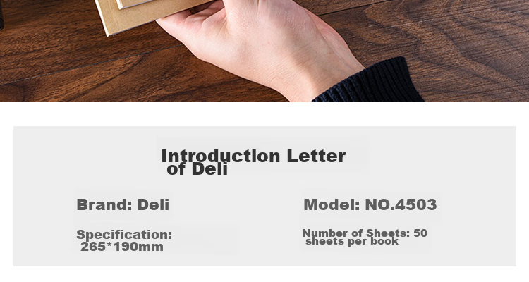 DiLe Premium Series Customized Recommendation Letters, Financial Documents, Office References, Company Introductions, 50 Sheets/book, 4503 (Pack of 5) 3