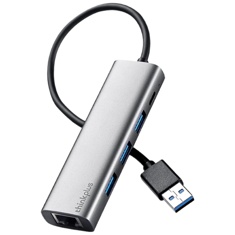 ThinkPad Lenovo USB to Ethernet Adapter RJ45 Gigabit Network Port Converter USB Hub Splitter Laptop Expansion Dock Adapter Extension Cable LRA3