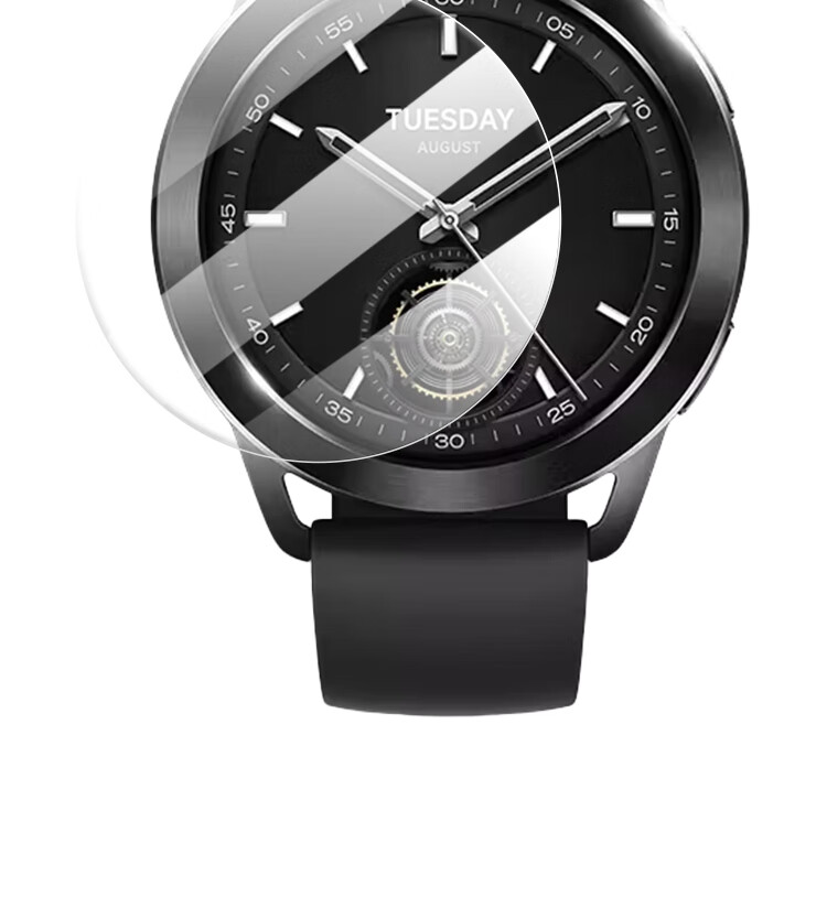 ESCASE 2-Pack Tempered Glass Screen Protector for Xiaomi Watch S4 41mm Full Coverage HD Anti-Fingerprint Shockproof Film 8