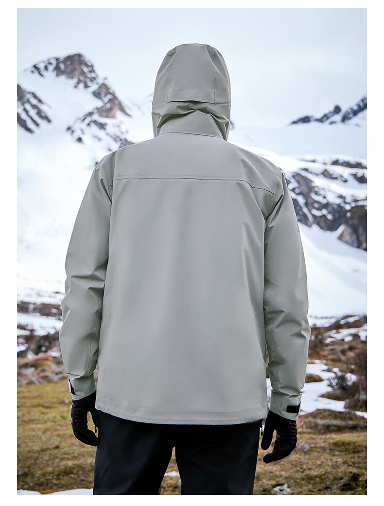 Pioneer Camp Lin Xinyue Same Style Little Eagle Windbreaker, Toray Men's Outdoor Windproof Waterproof Professional High-Altitude Hiking Mountaineering Jacket 17