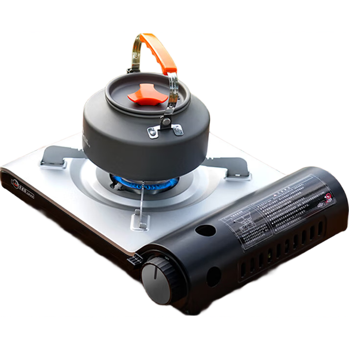 Kashile Portable Outdoor Stove, Gas Stove with Cartridge, Camping Burner for Gas Canisters
