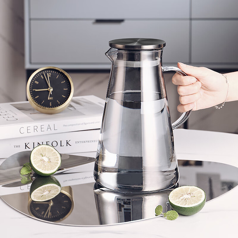 Стеклянный кувшин CRISTALGLASS Luxury, термостойкий, для горячей воды, для дома, стильная бутылка для холодной воды, чайник большой емкости