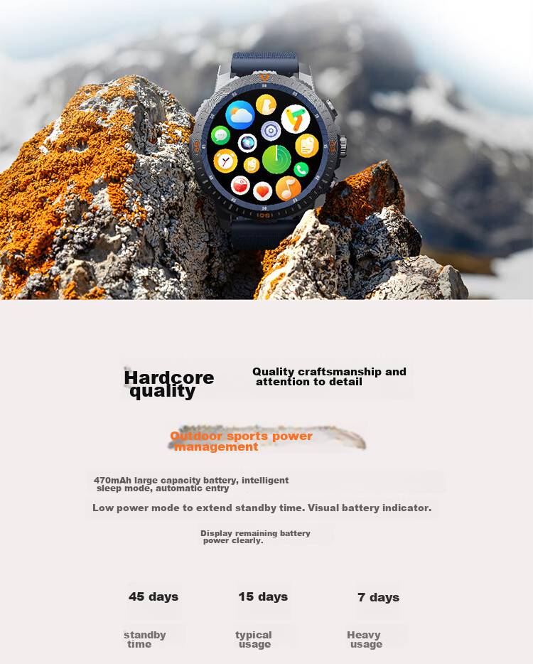 AILUO Nantianmen Project Collaboration Men's Watch, Mechanical Style Brand, Top Ten Smart Running Outdoor Professional Specialized Watch 20