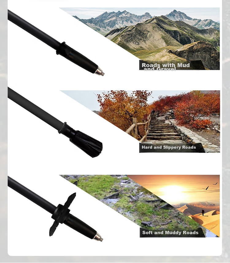 Pioneer Tianlangxing 9 Series Trekking Pole, Carbon Fiber And Aluminum Alloy Folding Model, Extendable Outdoor Walking Stick for Elderly, Qingsha 16