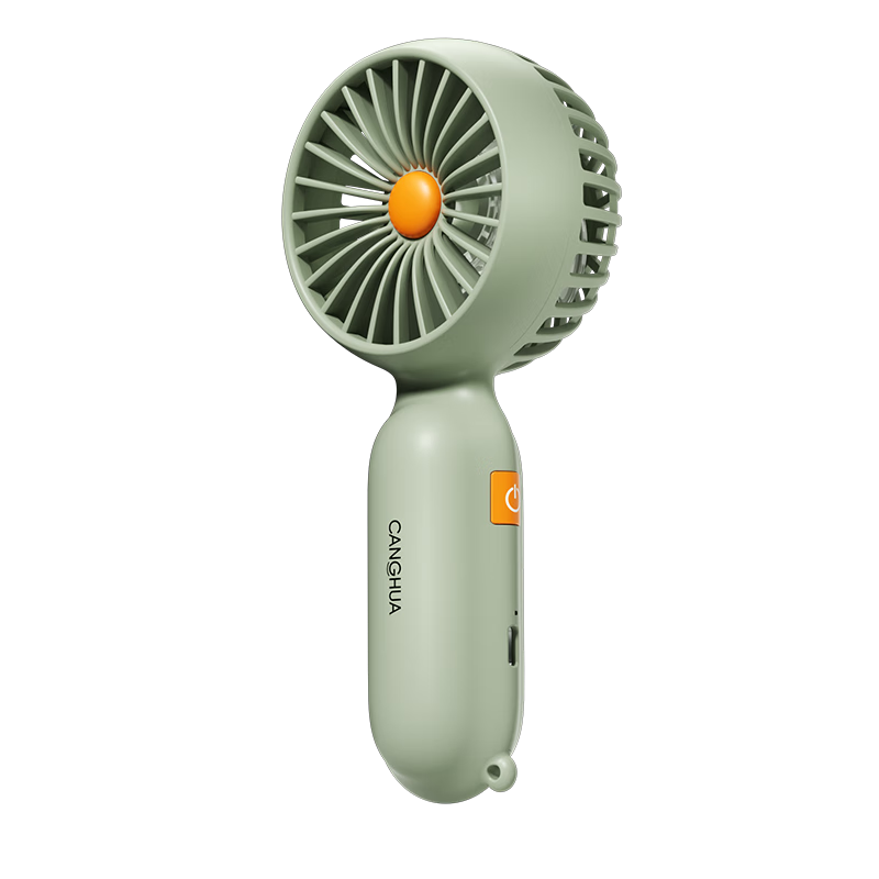 CangHua Handheld Mini Fan, Powerful Long-Lasting Battery Portable Rechargeable Fan, Quiet Compact Personal Fan for Students Children Babies Outdoor Electric Handheld Fan, Gree