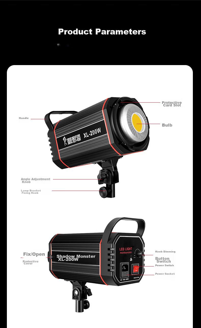 Hakutatz XL-200W Deep Softbox Kit, Live Streaming Fill Light, Professional Photography Lighting, Soft Sunlight Lamp, Continuous Light, Children's Photo And Video Portrait, Streamer Clothing Light Box Equipment 28