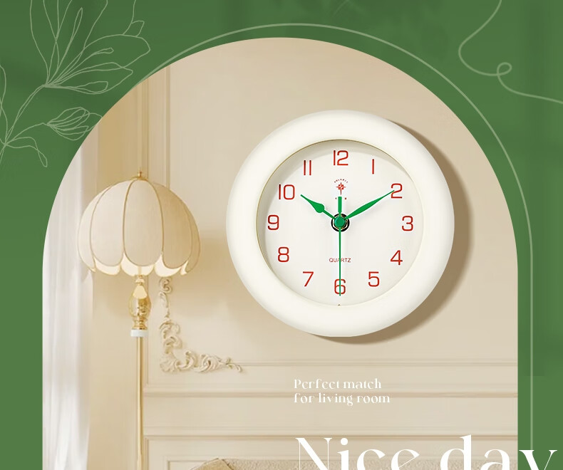 POLARIS Table Clock, Living Room Luxury Desktop Ornament, Waterproof Timepiece, Internet-Famous Cream Style Desk Clock, New Year Refreshing Gift, Back-To Seaso 23