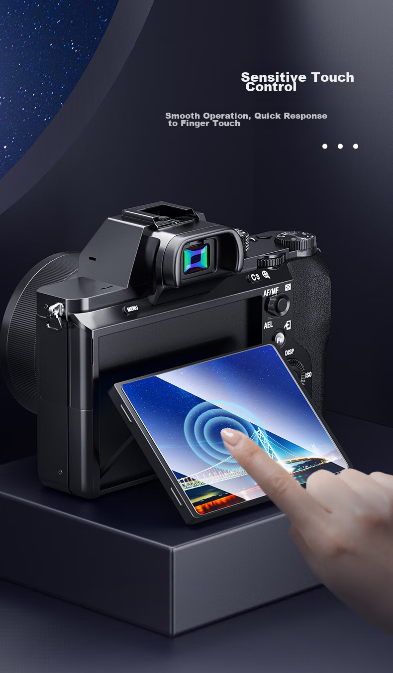 JJC Screen Protector for Sony A7c2 A7m4 ZV-E10II A7c Second Generation A7cr A6700 ZVE1 ZV-E1L Camera Screen Protective Film, Mirrorless Camera Accessory 8