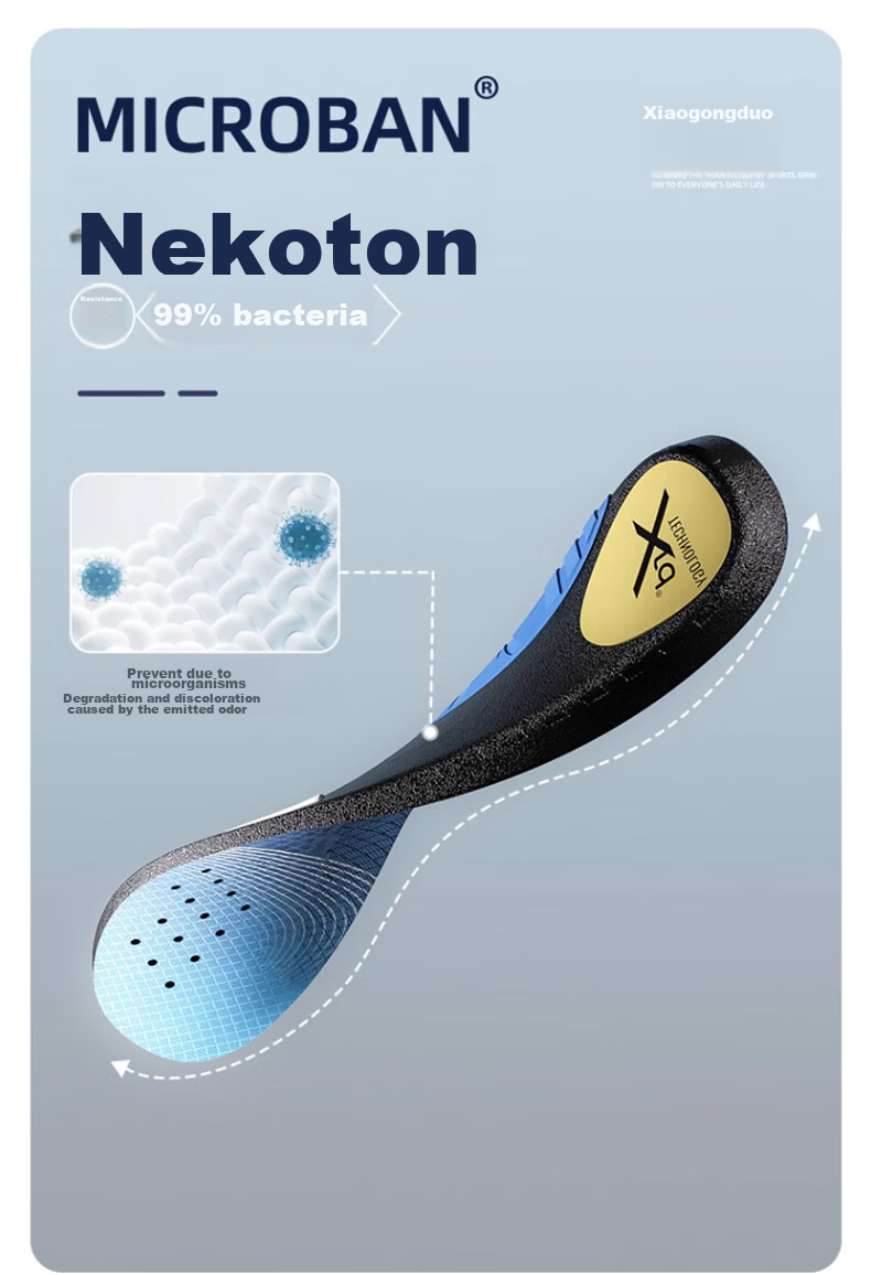 ANTA Men's Sports Nitrogen Technology Air Cushion Insoles for Actual Combat Sports, Shock-Absorbing, Foot-Protecting, Non-Slip, Wear-Resistant Shoe Insoles 8