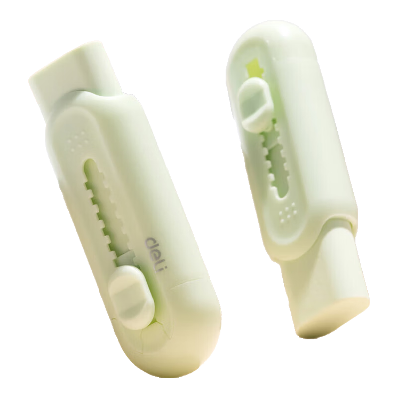 Deli (Deli) Promotes Erasers for Middle School Entrance Exams And College Entrance Exams, Blessing Gifts, Stationery, Push-Pull Design, Low Dust Pencils And Erasers, for Children, Primary School Students, Art Students, Single Piece, Gree