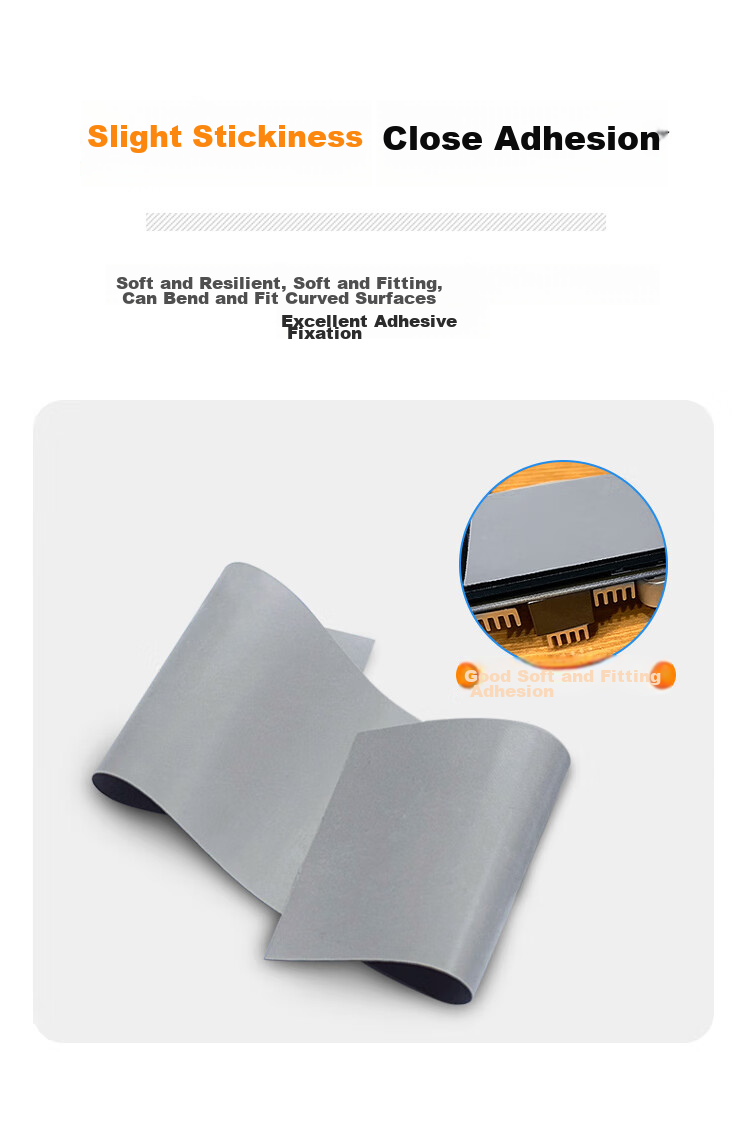 NVV M.2 SSD Thermal Paste Pad, Cooling Silicone Pad, Heat Conductive Silicone Gasket for SSD North Bridge, TC-61X with Thermal Conductivity of 6.0W 6