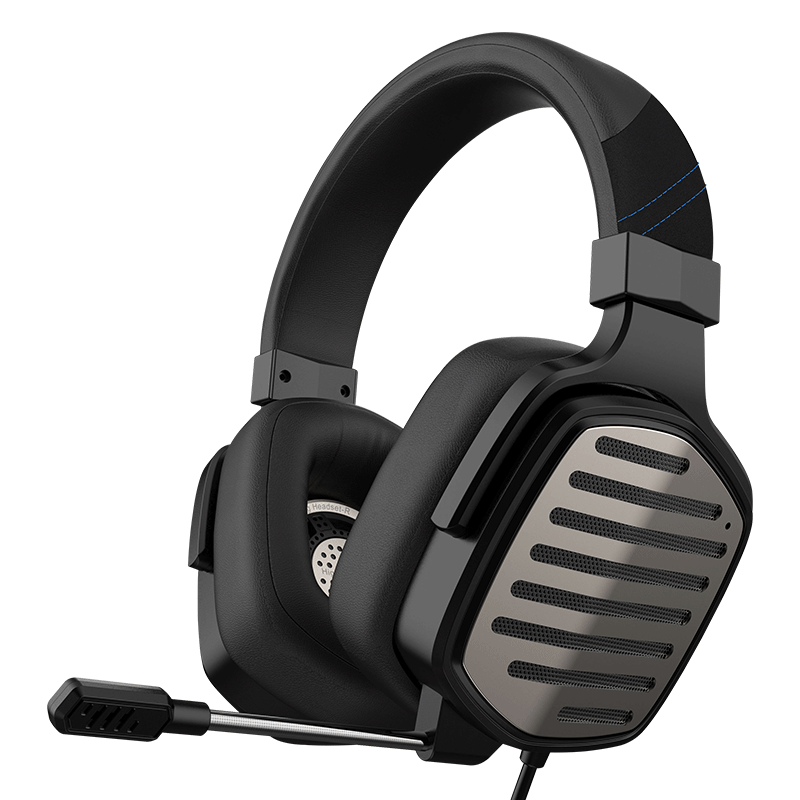 XIBERIA T20 Over-Ear Gaming Headset, Professional E-Sports Headphones for PUBG, Cyberpunk-Style Gaming Headset with Microphone for PC