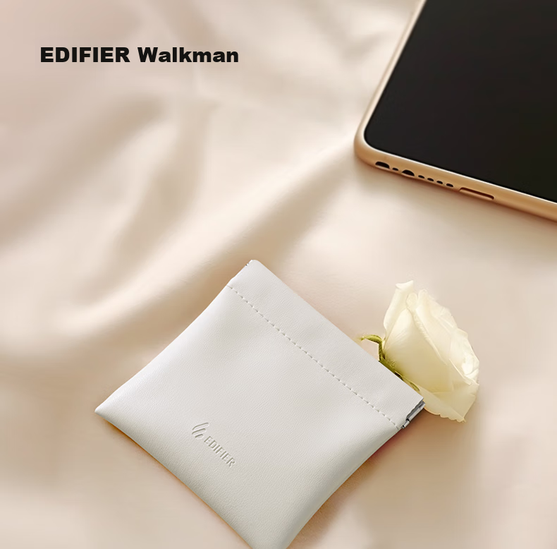 EDIFIER Earphone Leather Warranty Case High-Quality PU Leather Material Luxurious Feel Waterproof And Scratch-Resistant Durable And Dirt-Resistant Compact And Portable (Free Gift, Do Not Purchase Separately) 1