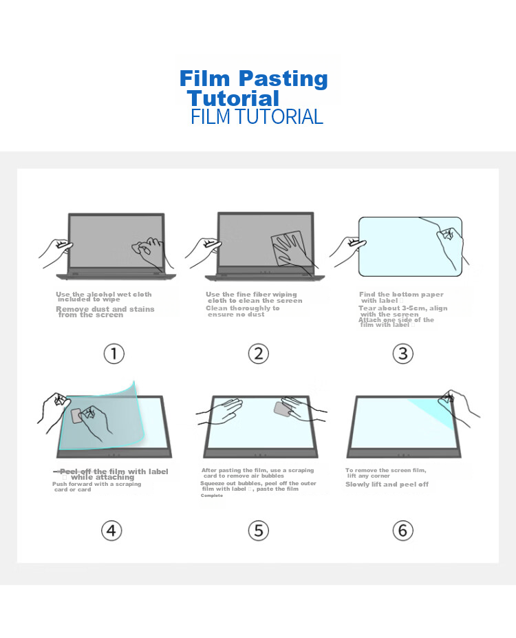 JPLAYER Screen Protector for Lenovo ThinkPad E15/P15V/E590/580/T580/590/570, 15.6-Inch Laptop, High-Definition Clear LCD Film, 2 Pieces 10