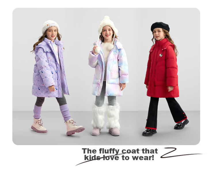 DISNEY Children's Clothing, Girls' Five-Proof Antibacterial Anti-Static Mid-Length down Jacket, Winter 2024, DB441KE33, Purple, Size 120 4