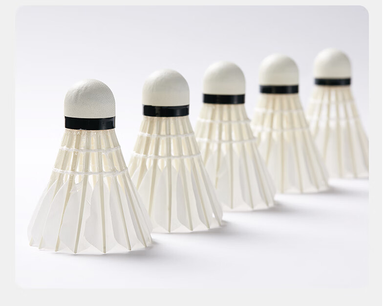 Kawasaki Badminton Durable Training Shuttlecocks, Competition Grade, Stable Flight, Xinghe 7 Model, Pack of 10 12
