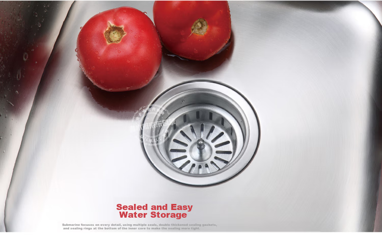 Submarine CCQ50-140 Stainless Steel Sink Strainer Basket, Kitchen Sink Drain Accessories, Vegetable Washing Basin Strainer, Sink Filter Mesh 9
