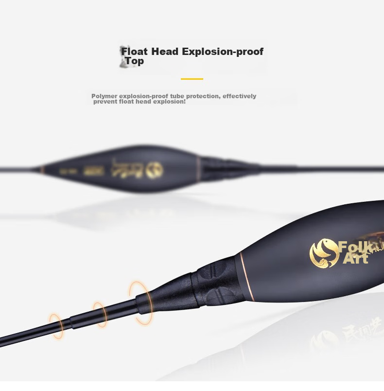 Minjianyiren Frosted Luminous Float, Black Pit Extended Thickened Eye-Catching Day And Night Dual-Use Electronic Float, Carp Fishing Float for Big Fish 4
