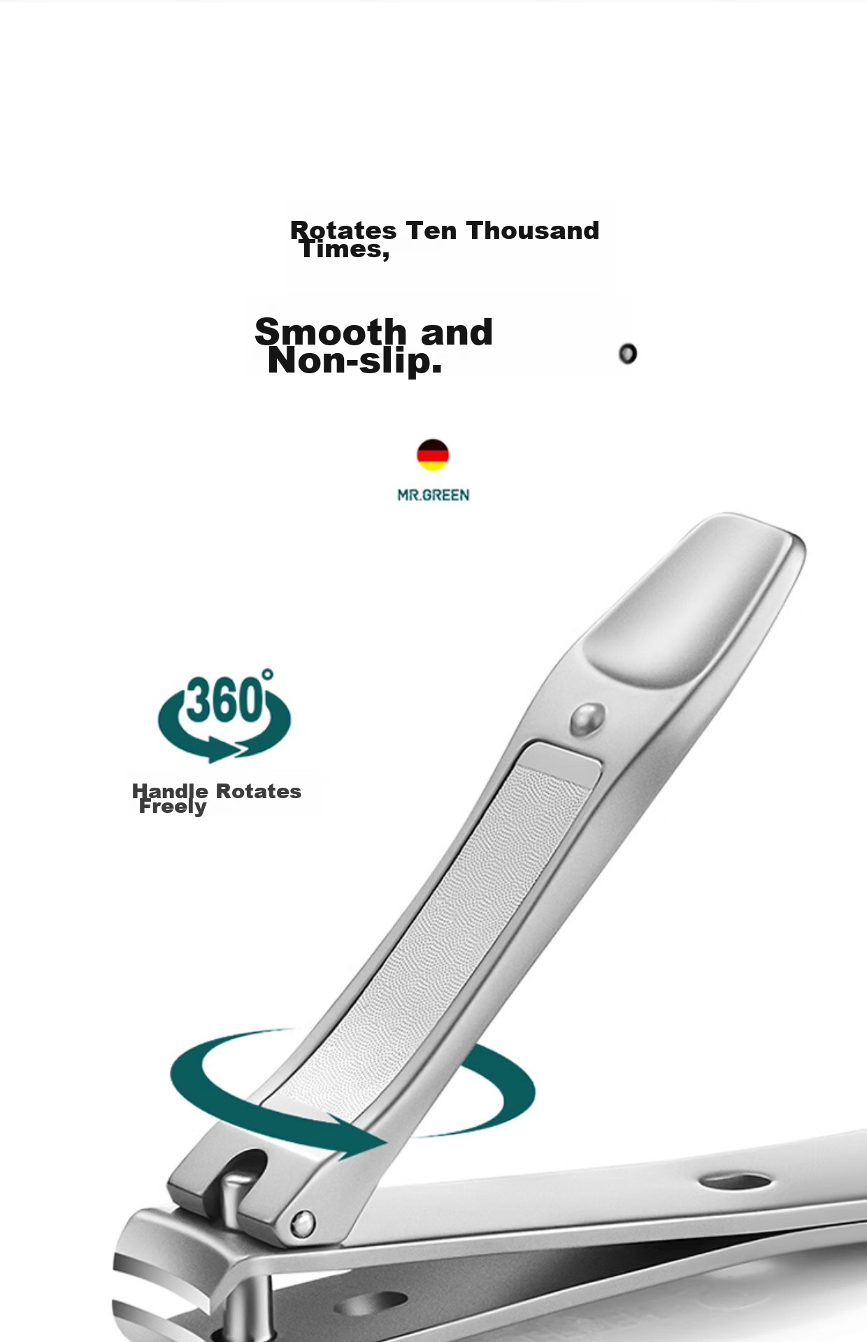 MR.GREEN German Diagonal Nail Clipper Set, Nail Cutter And Nail Nipper Tools, Imported Stainless Steel 2-Piece Set Mr-1136Plus 13