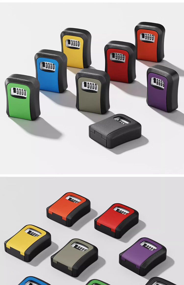 Huge Renovation Password Key Box, Construction Site Anti-Theft Door Peephole Box, Engineering Password Lock Key Box for Storing Keys 14