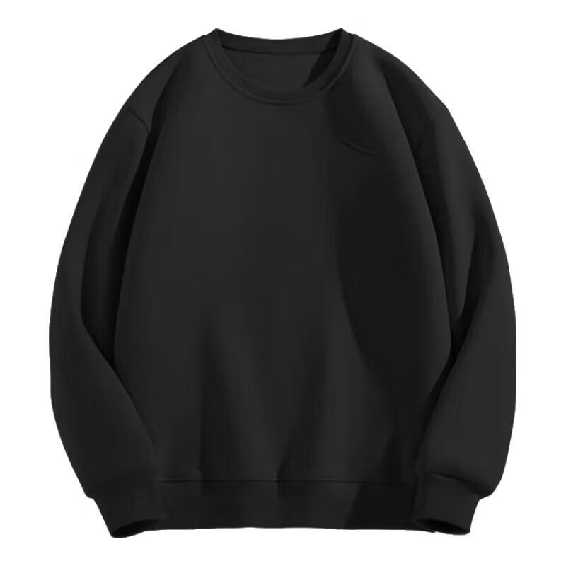 GENIOLAMODE Men's Cardigan Sweatshirt, Solid Color Simple Loose Casual Versatile Heavyweight Cardigan Jacket
