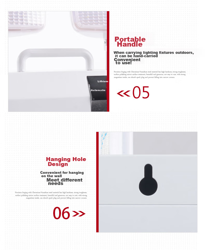 Jujingyang Emergency Lighting, Fire Evacuation Route, Commercial And Residential Use, Power Outage Safety Exit, Rechargeable Long Battery Life 11