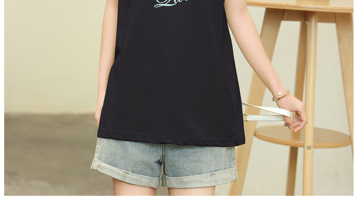 Halo Queen Women's American Style Sleeveless Tank Top Summer Casual Sports T-Shirt H142D3002 23