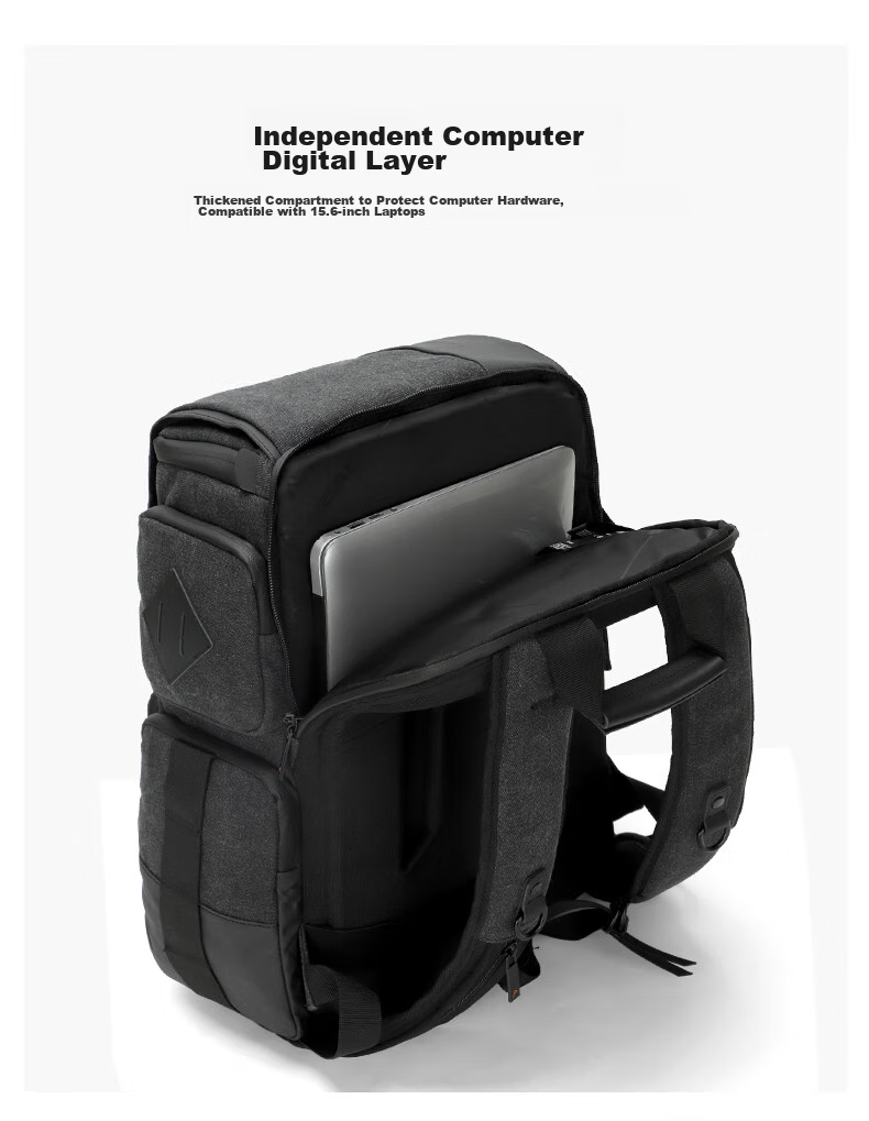 HEAD Camera Backpack, Large Capacity Shoulder Bag, National Geographic Laptop Bag, Water-Resistant Photography Backpack, Schoolbag, 520 Gift 12