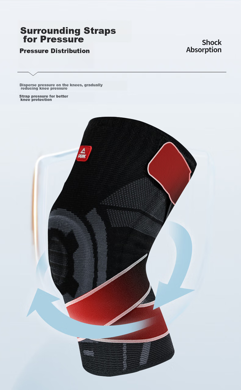 PEAK Knee Brace for Sports, Running, Basketball, Meniscus Protection, Patellar Strap for Men And Women, Hiking, Badminton Knee Support, Size XL 8