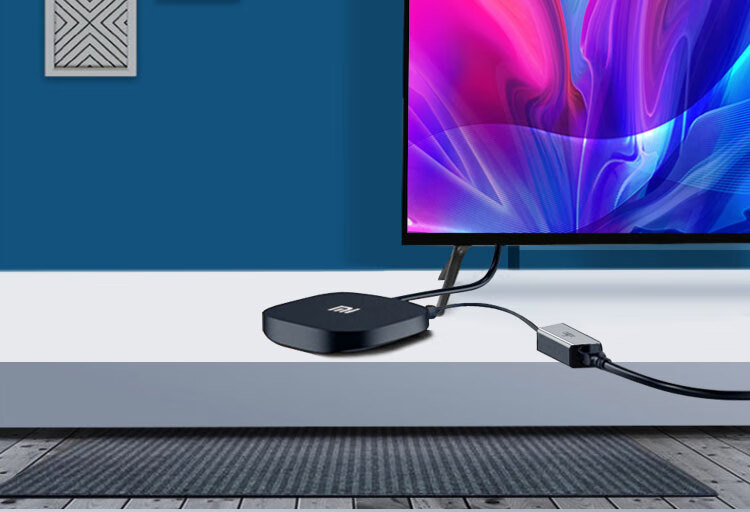 Aigo USB to RJ45 Gigabit Ethernet Adapter Cable, Laptop Docking Station, Compatible with Lenovo, Xiaomi, Apple Docks R02A (Metal) 6