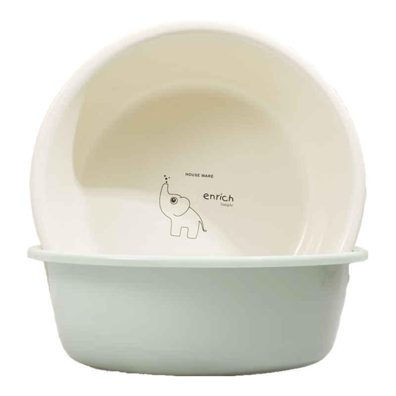 Fuaijia Extra Large Thick 52cm Washbasin for Home Use, Vegetable Washing, Laundry, Pet And Baby Bathing, Plastic Basi
