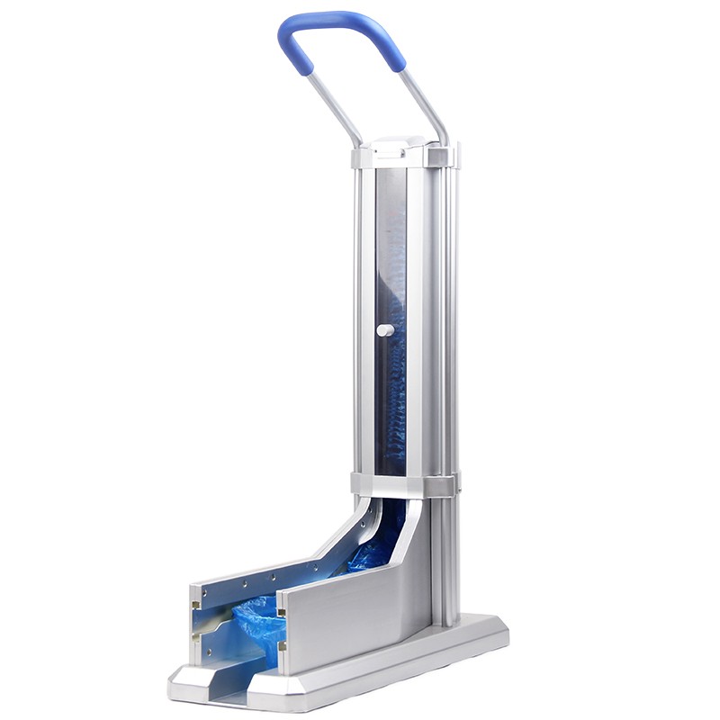 Wuhua YK-D268 Shoe Cover Machine, Fully Automatic Commercial Tractor-Type Shoe Film Machine, Home-Use Disposable Foot Covers with Handrail