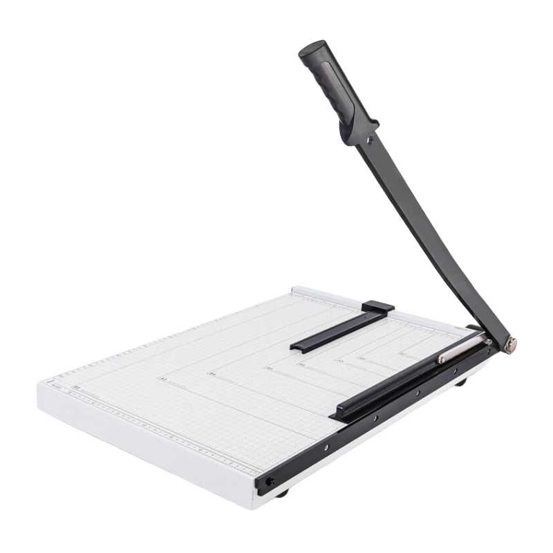 Deli B3 Steel Paper Cutter, Manual Paper Trimmer with Ruler, Office And Home Use Paper Cutter, Photo Cutter, Paper Guillotine, Specialized A4/A3 Size, 530×410mm, 8011