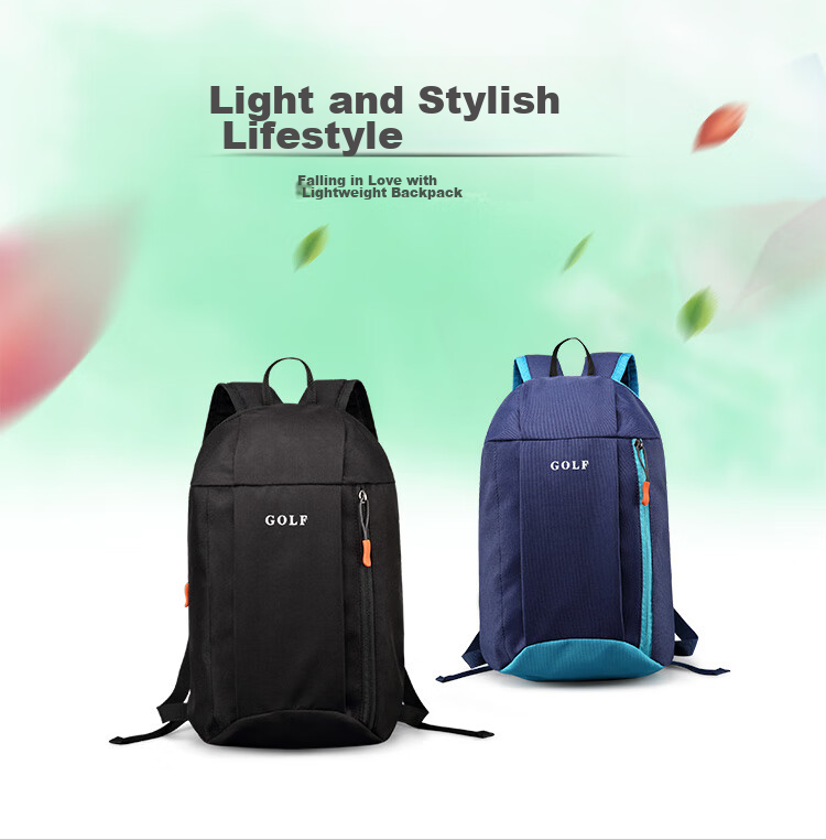 GOLF Backpack for Men And Women, Lightweight Casual Sports Outdoor Backpack, Mini Travel Hiking Bag, Student And Children's Small Schoolbag 3