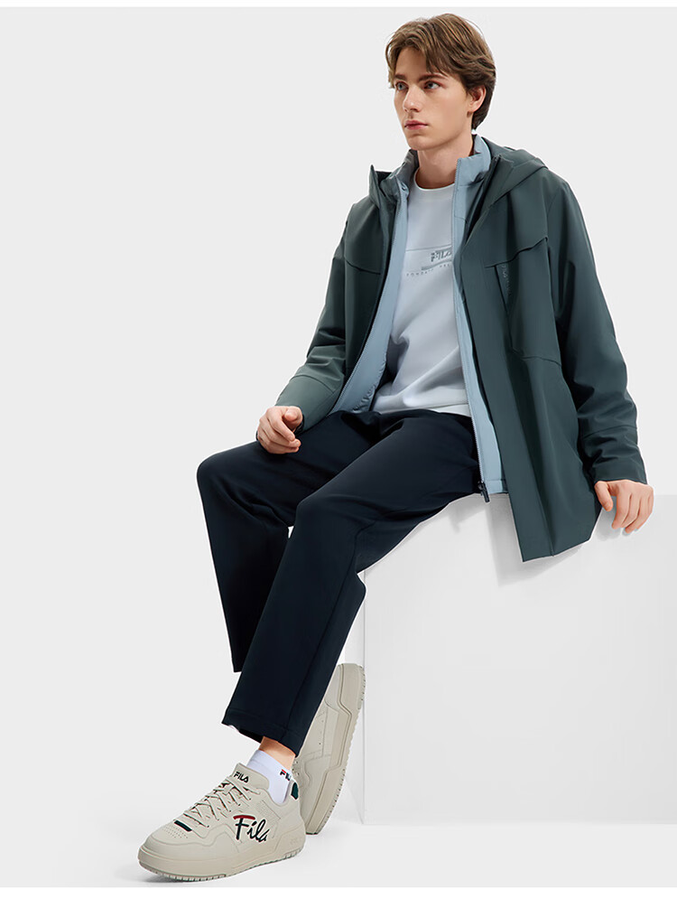 FILA Official [Yi Yangqianxi Edition] Men's Retro Square Casual Sneakers 6