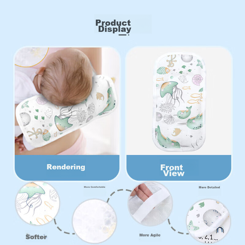 9I9 Arm Cooling Mat, for Nursing And Carrying Babies, Thin Ice Sleeves for Summer, Arm Pad for Feeding Babies, Baby Cooling Pillow, Gel A32