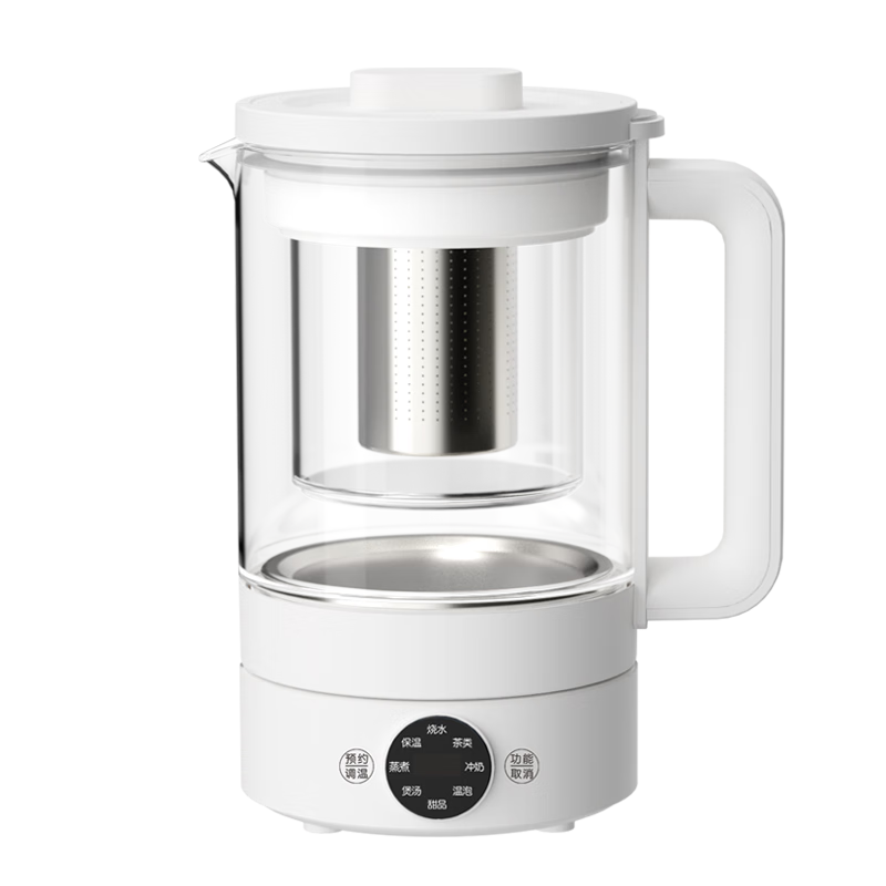 Ankale Multi-Functional Health Pot with Integrated Stewing And Heating Functions, Food-Grade And Aerospace-Grade Pure Titanium Heating Plate, Home Use Capacity, Insulated All-In Automatic Constant Temperature Kettle AJL-15Y02T