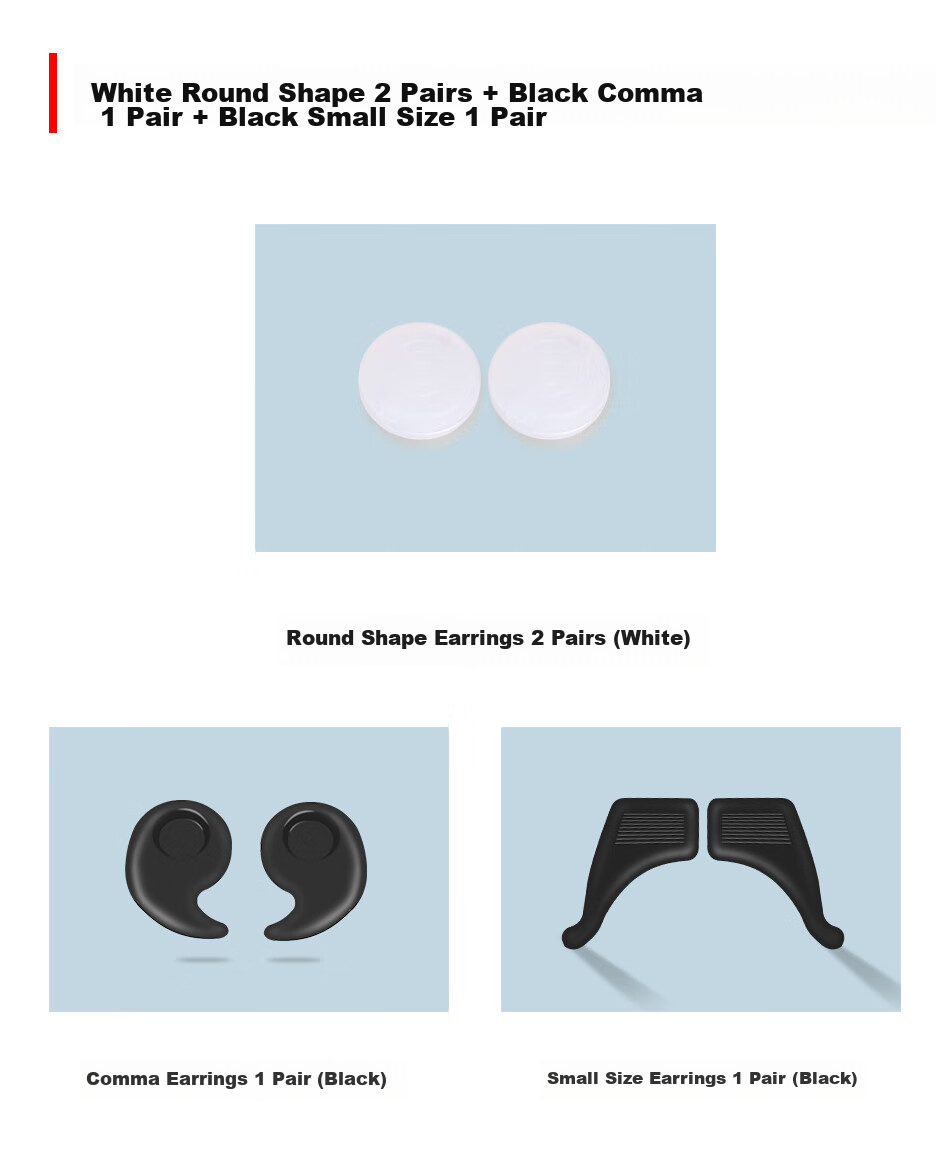 DRATRA Non-Slip Silicone Ear Hooks, Anti-Fall Eyeglass Temple Covers, Anti-Drop Glasses Leg Covers, Ear Hook Fixation Device, Ear Clip, Ear Back Accessories 10