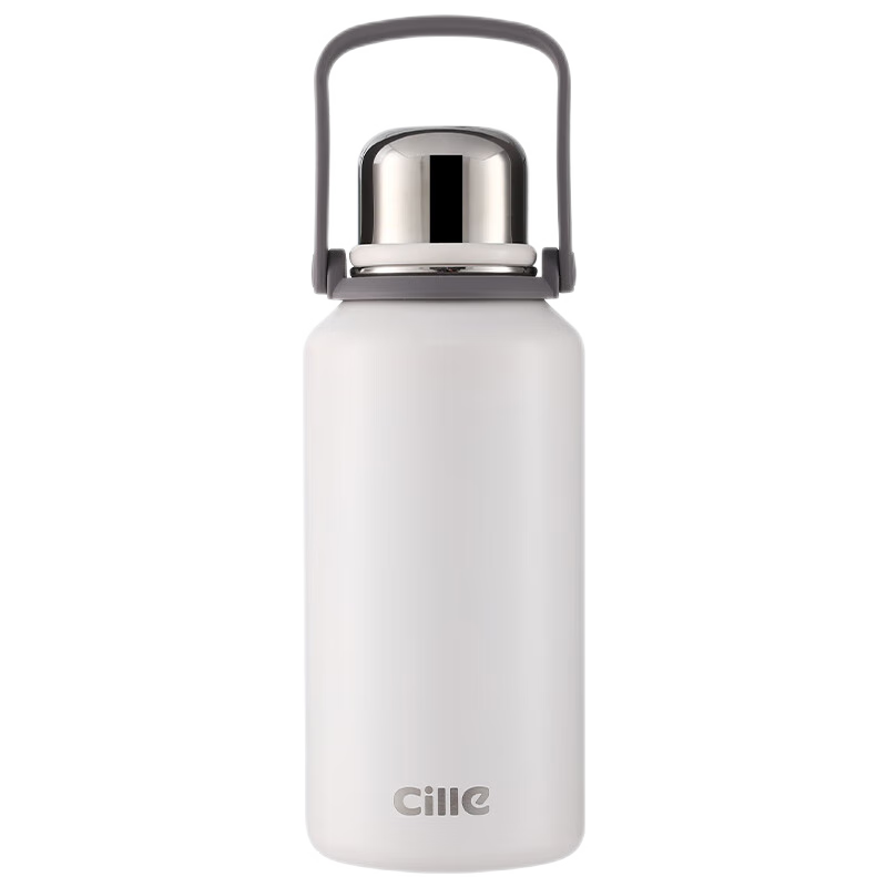 Cille Insulated Mug, Cold-Keeping Cup, Large Capacity, Portable Outdoor, Stylish, 316 Stainless Steel Water Bottle, Car-Mounted Tea Cup