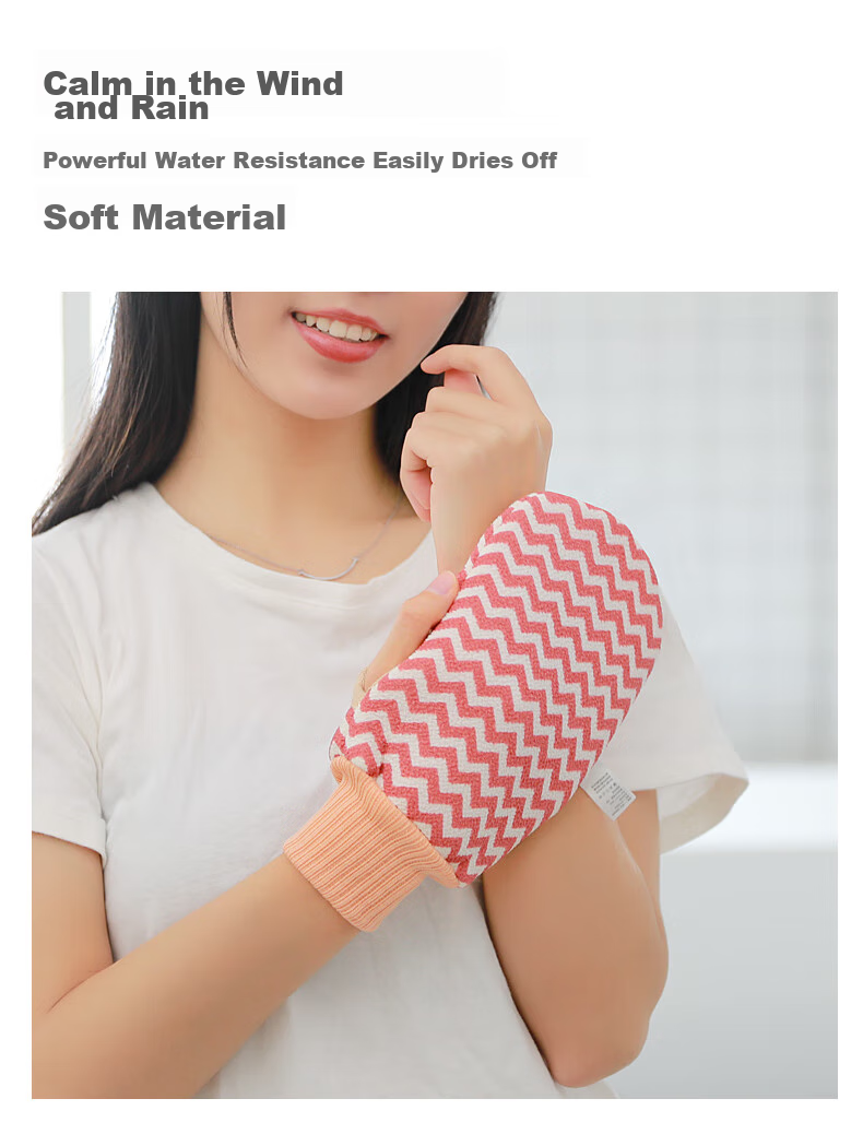 Grace Exfoliating Washcloth, Double-Sided Thick Scrubbing Tool for Bathing, Adult Home Use Back Scrubber Glove 2