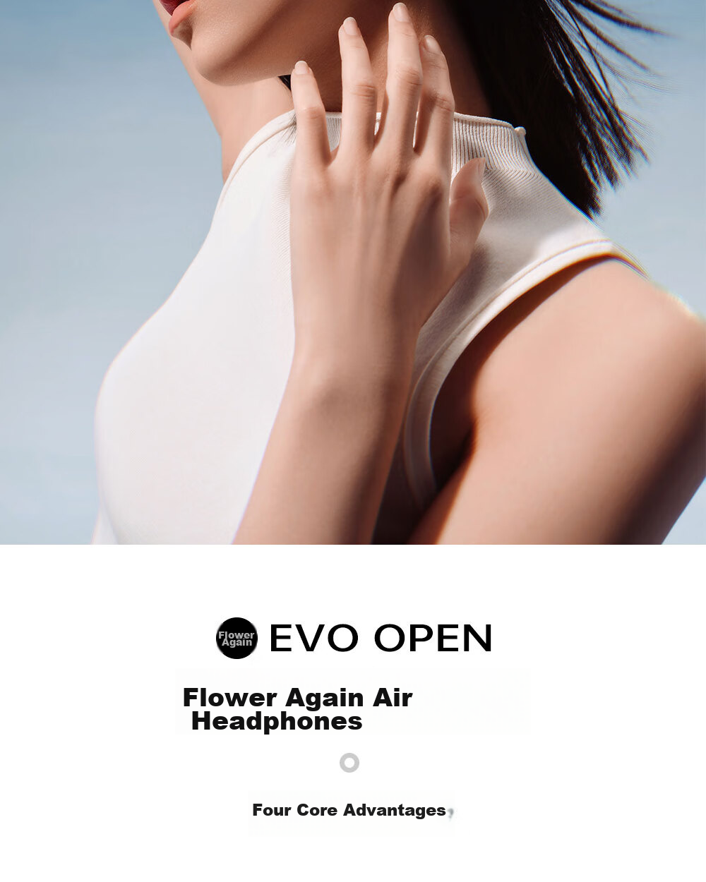 EDIFIER Evo Open Bluetooth Headphones, Open-Style Sports Earphones, Long Battery Life, Comfortable And Secure Fit, Spatial Audio, Call Noise Reduction, Mother-Of White, Graduation Gift 3