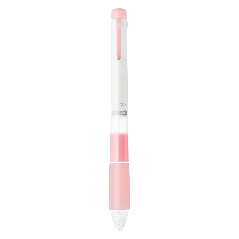 ZEBRA 3-Color Multifunctional Pen Barrel, SARASA Series Colored Gel Pen Barrel (Refill RNJK5), S3A25, Light Pink Barrel