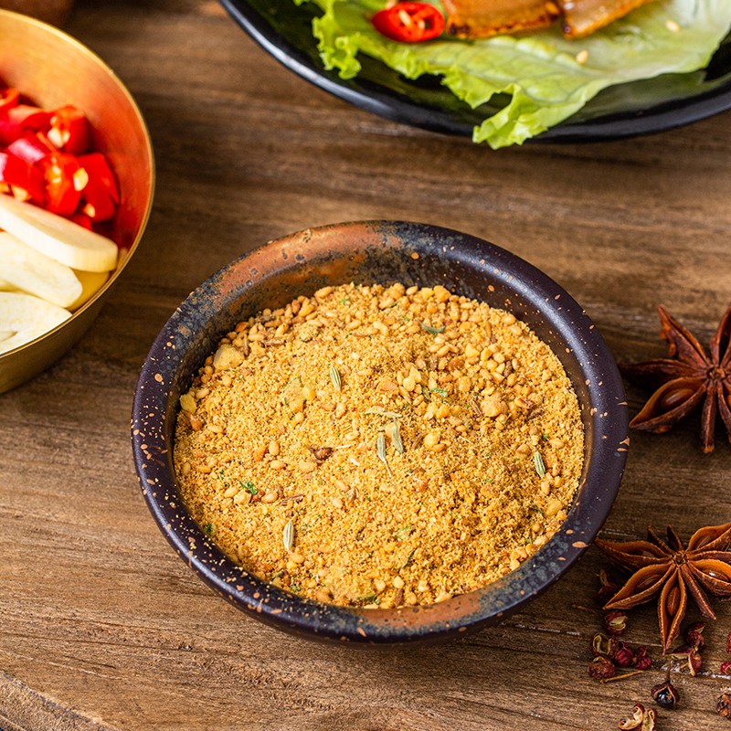 云山半烤肉撒料蘸料五香味120g 韩式烤肉淄博烧烤料孜然花生碎干碟